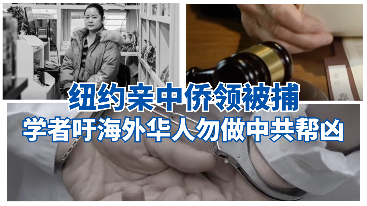 纽约亲中侨领被捕  学者吁海外华人勿做中共帮凶 纽约亲中侨领被捕  学者吁海外华人勿做中共帮凶